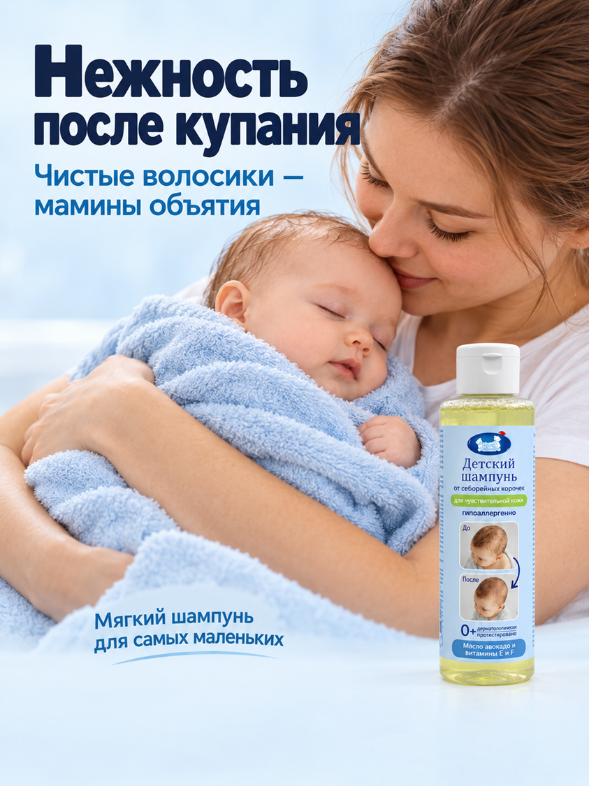 Шампунь Наша Мама от молочных корочек на голове 150 мл - фото 6