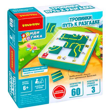 Настольная игра Bondibon логическая ТРОПИНКИ