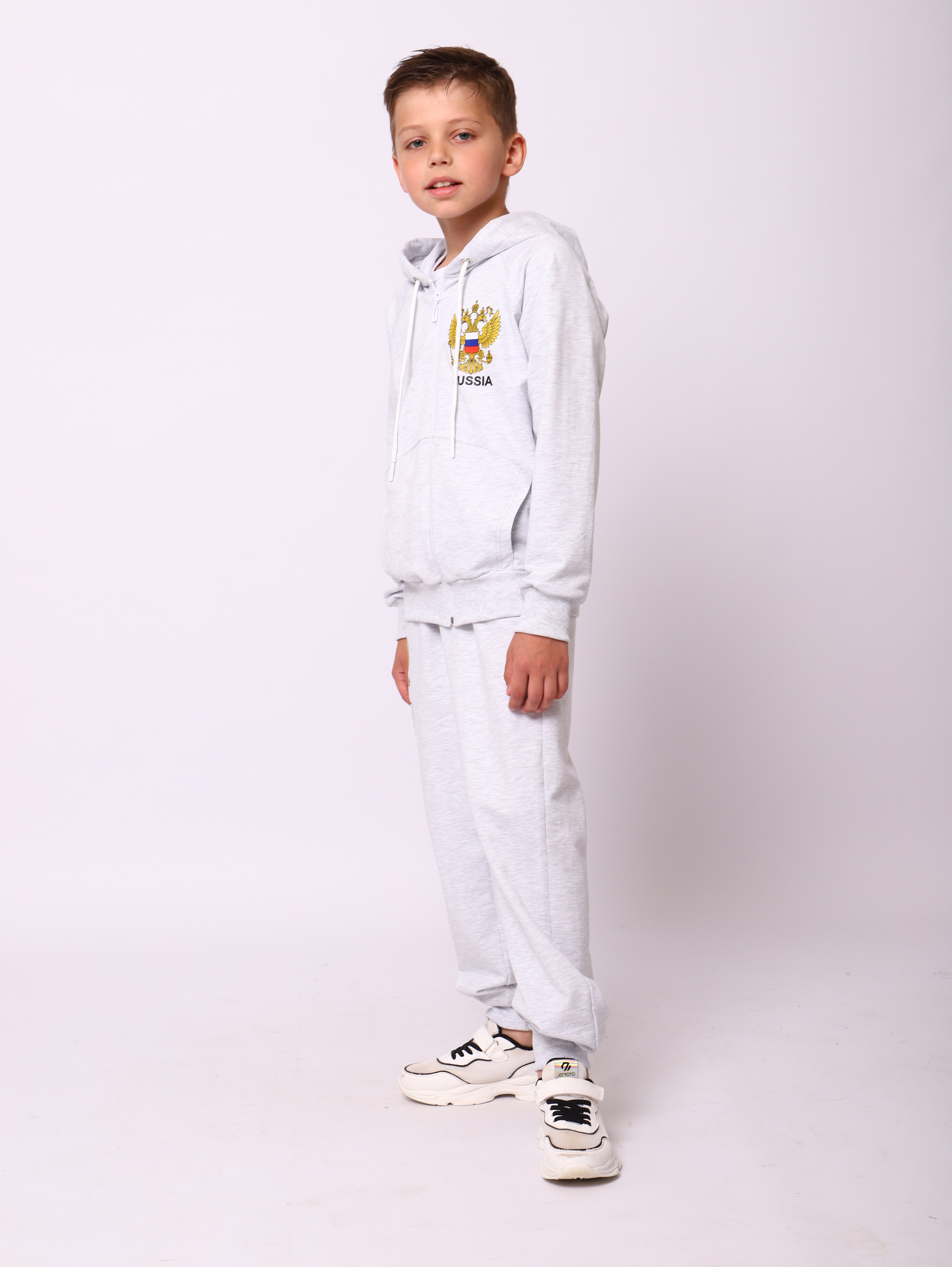 Костюм ЛАДОШКИ Костюм Марафон Серый Меланж - фото 5