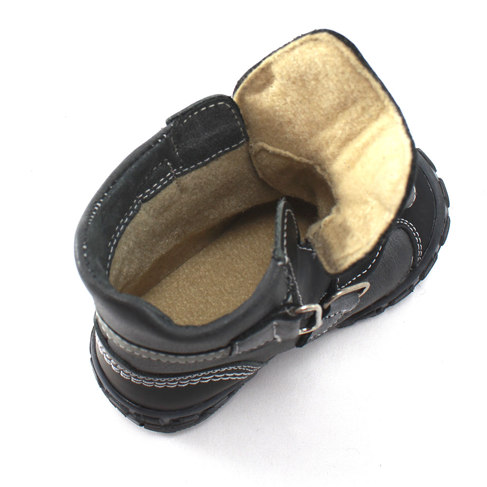 Ботинки Europen 244215211-СВ EUROPEN Ботинки для мальчика,черно-серый - фото 4