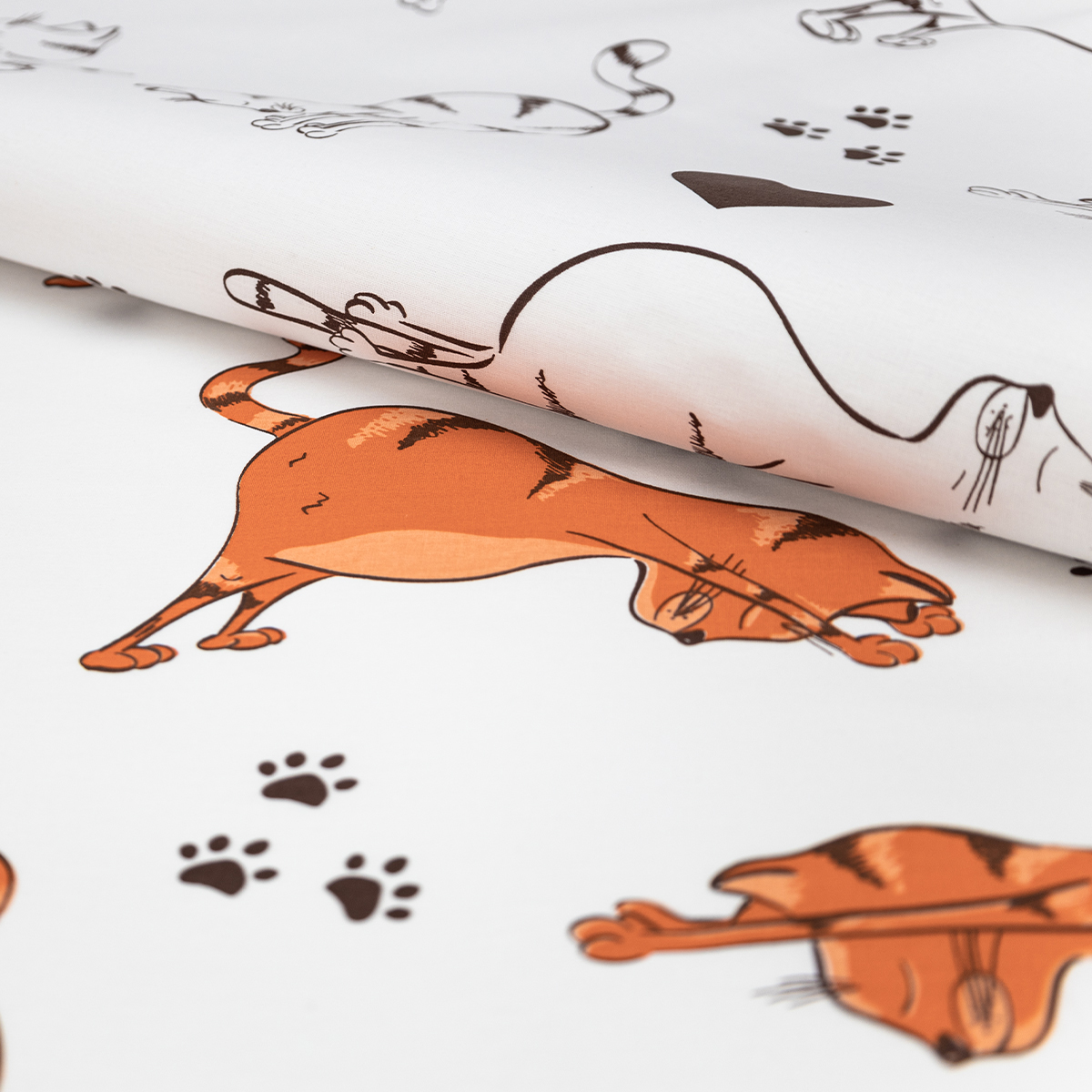 Комплект постельного белья BRAVO Котойога двуспальный 4 предм. - фото 9