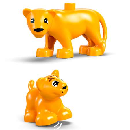 Конструктор LEGO DUPLO Семейства диких животных 10 дет.