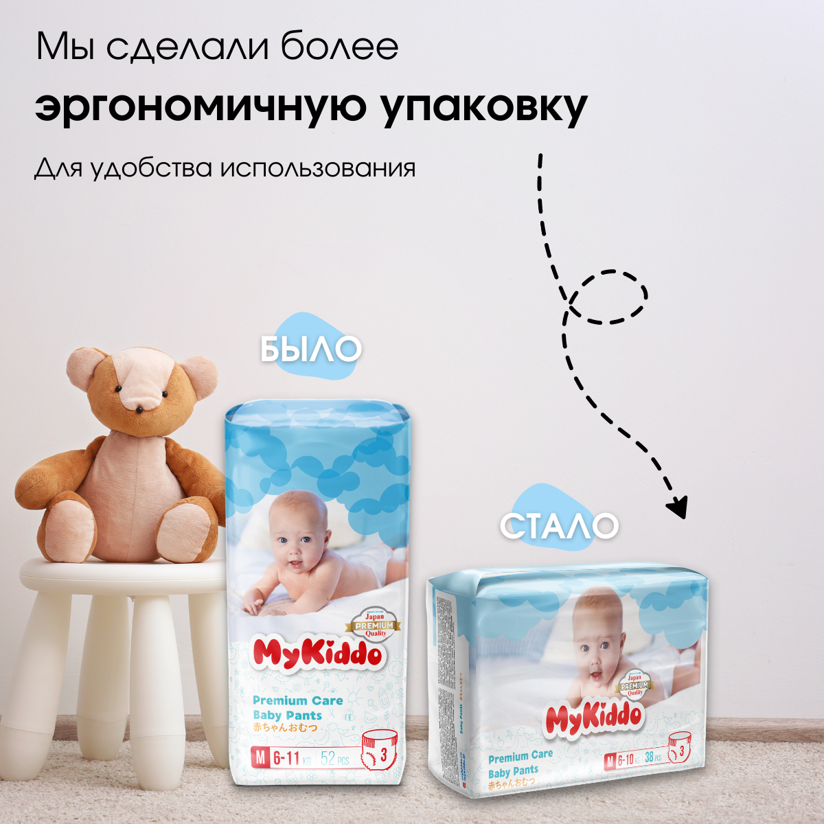 Трусики MyKiddo Premium XXL 128 шт. - фото 9