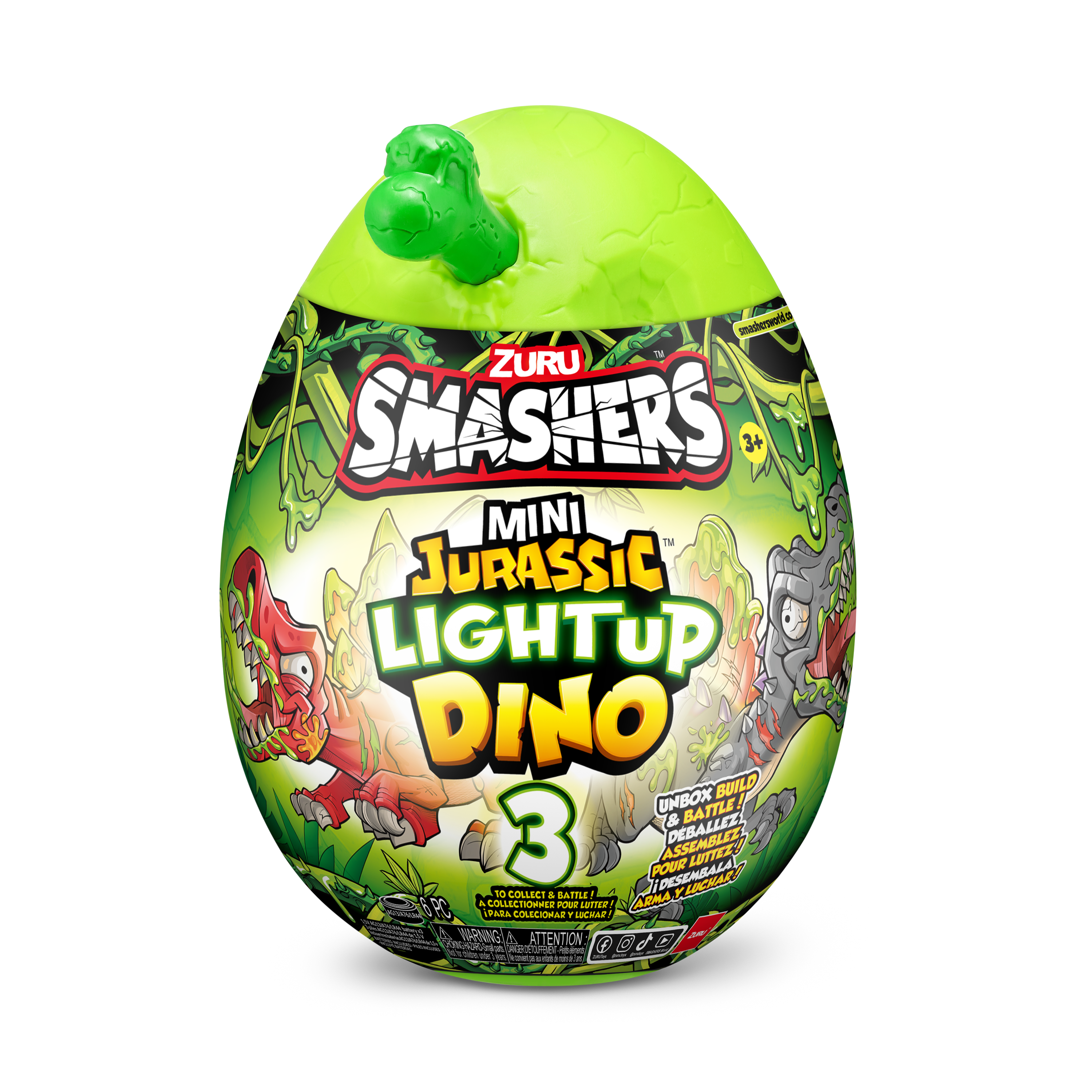 Игровой набор Zuru Smashers Jurassic mini в ассортименте - фото 1