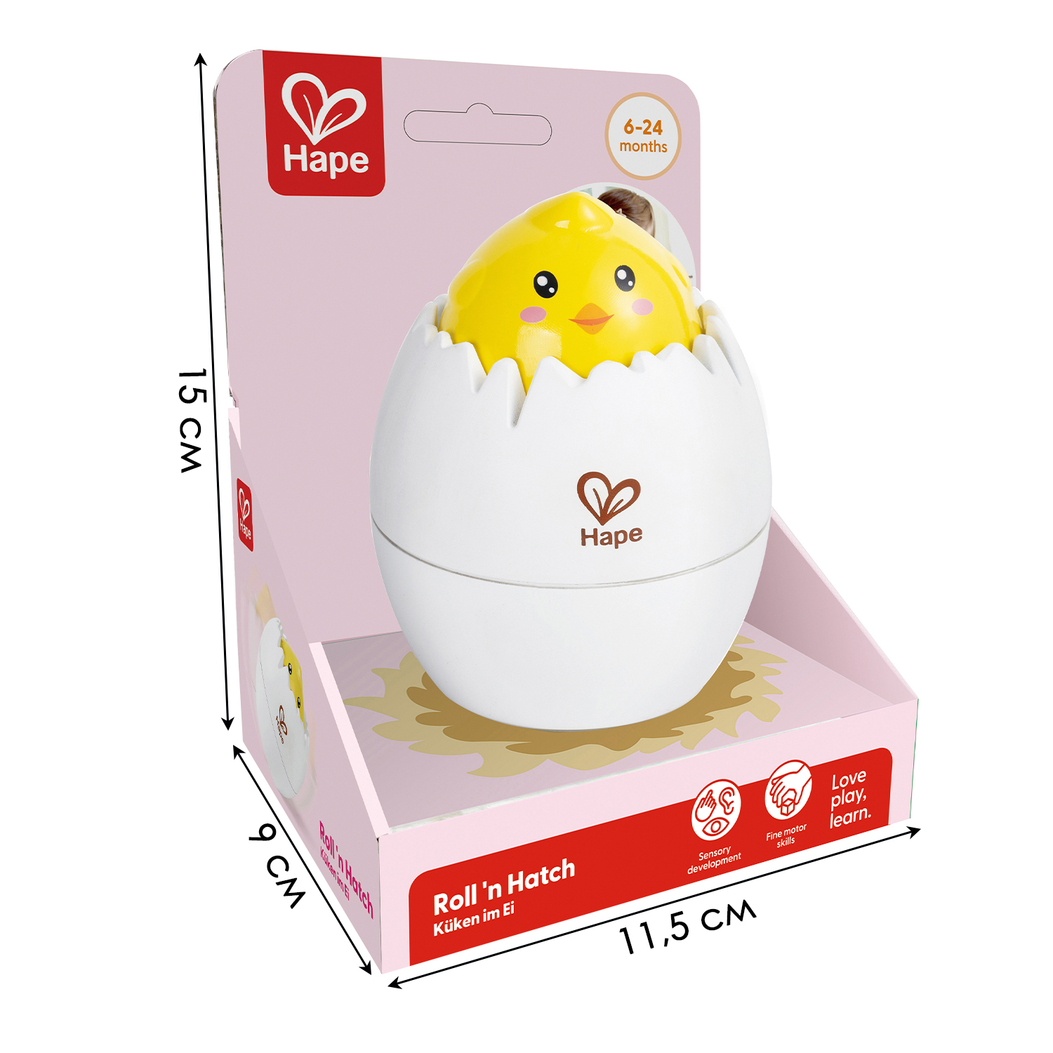 Игрушка Hape неваляшка - фото 3