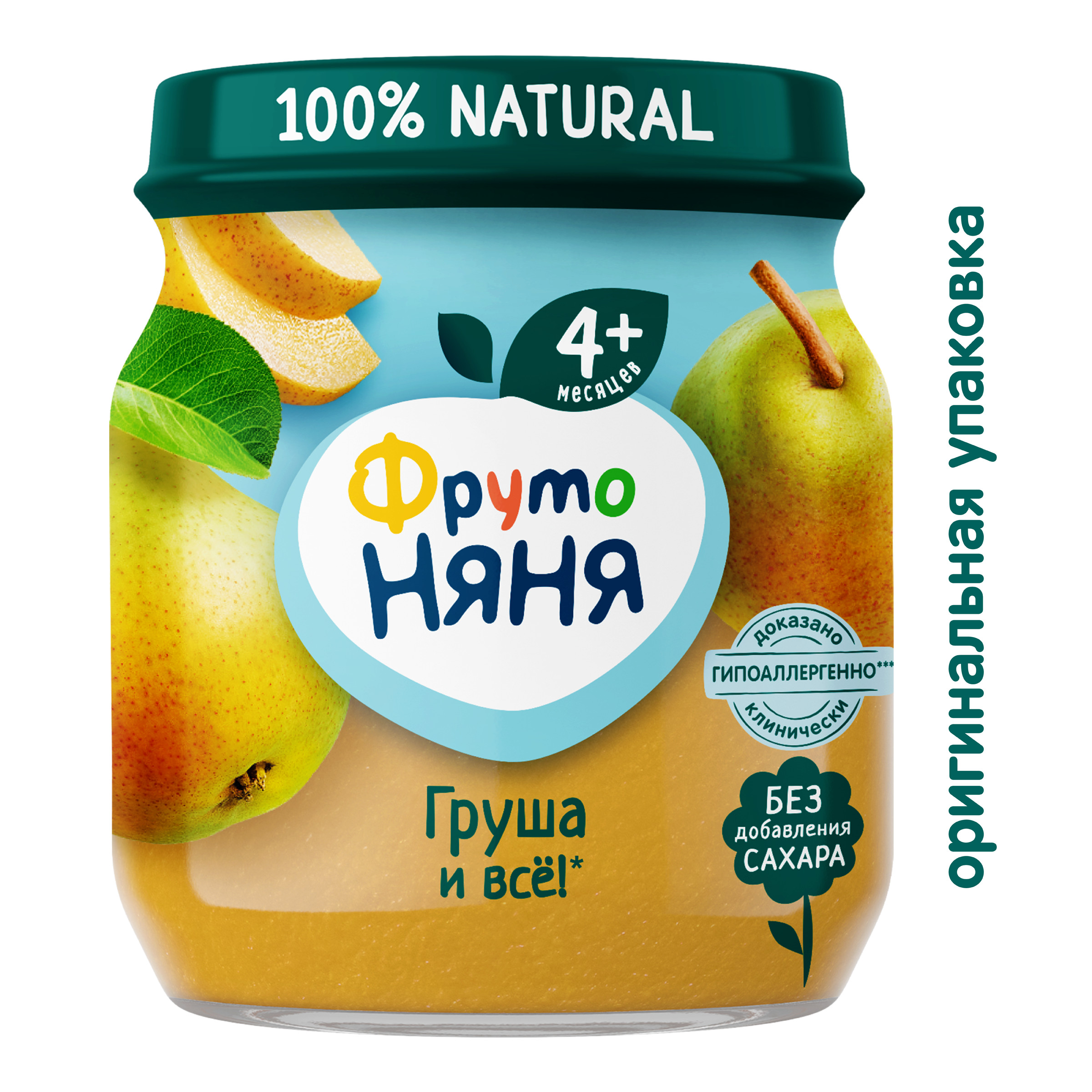 Пюре ФрутоНяня Груша с 4 мес 100 г - фото 2