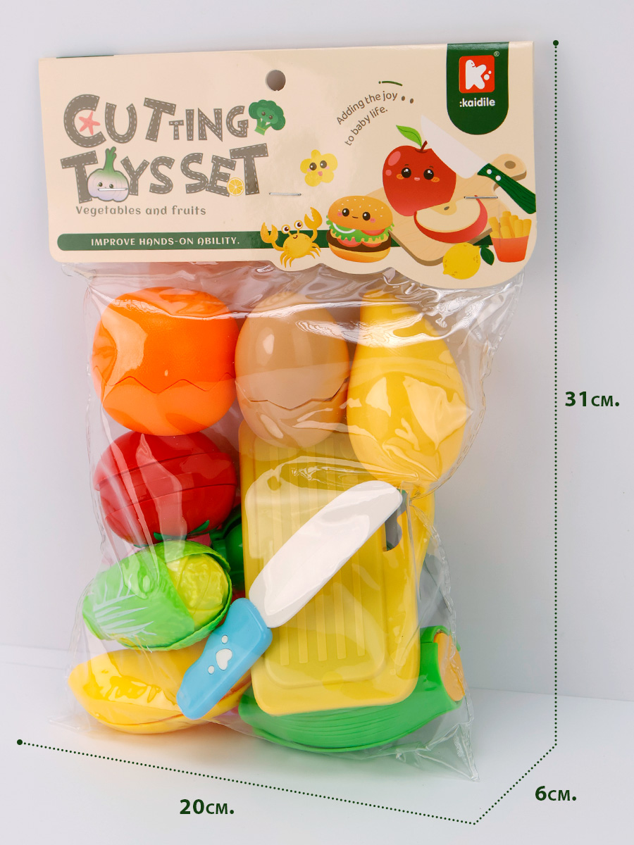 Игрушка TIPTOPOLIS Продукты на липучках 12 предм. - фото 3
