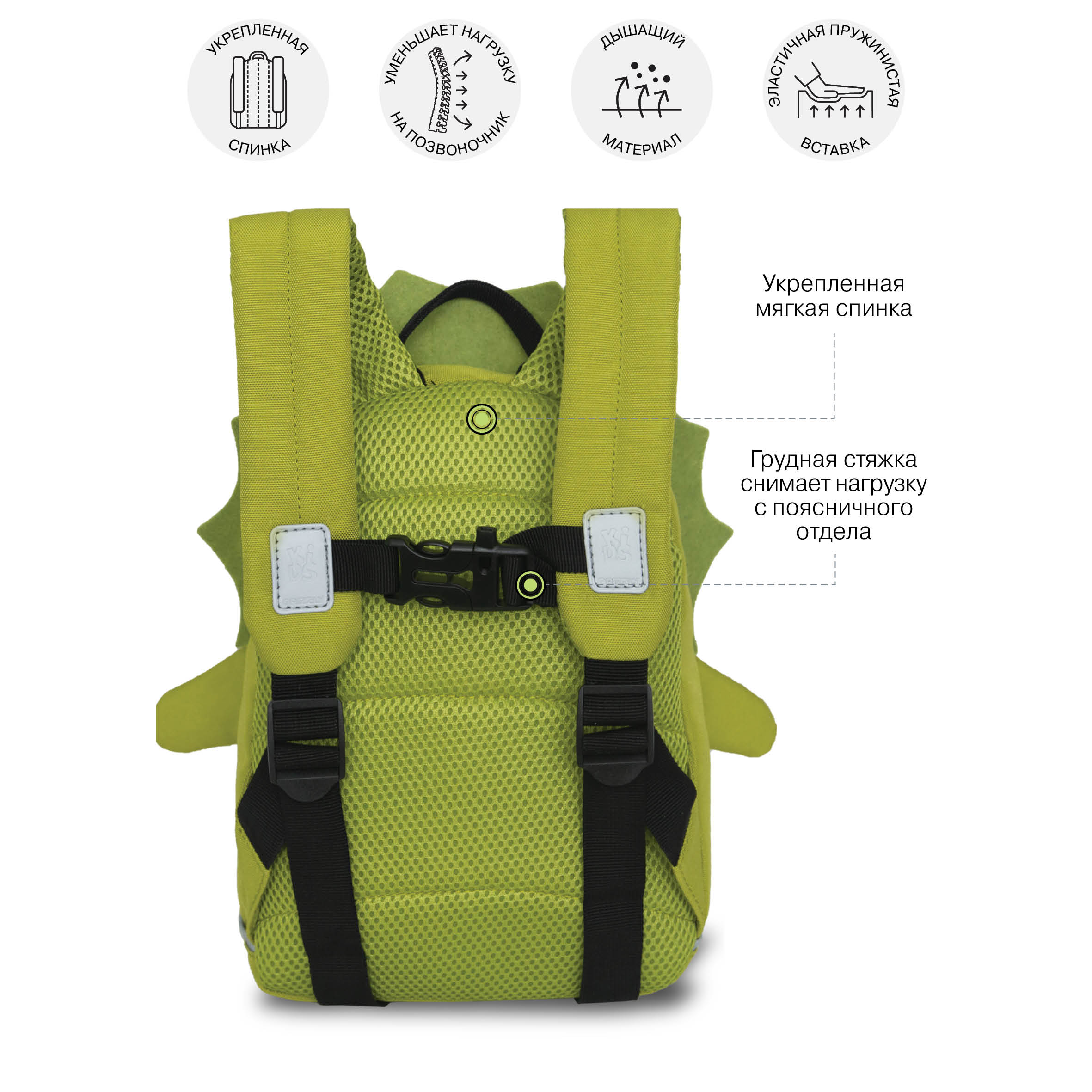 Рюкзак дошкольный Grizzly детский - фото 7