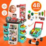 Игровой набор FAIRYMARY прилавок, тележки и корзинки, продукты, касса