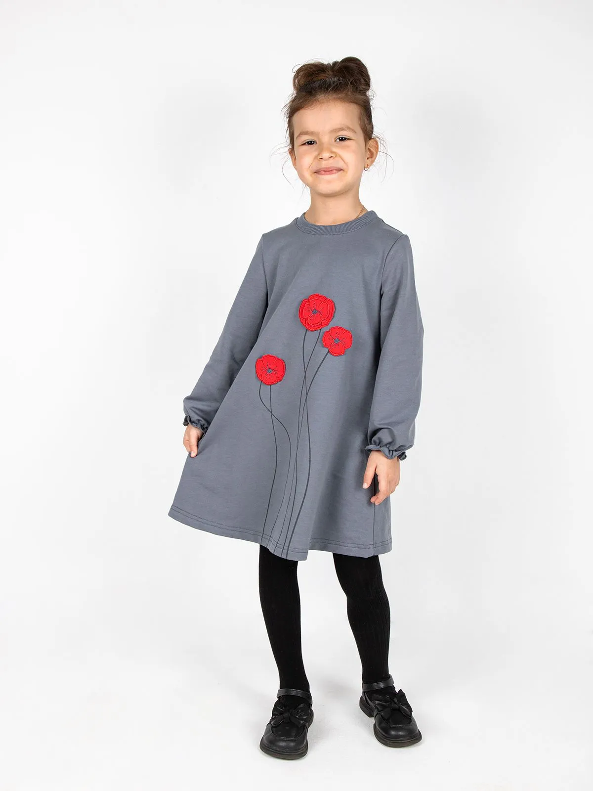 Платье Осьминожка 423-169/пв маки - фото 7