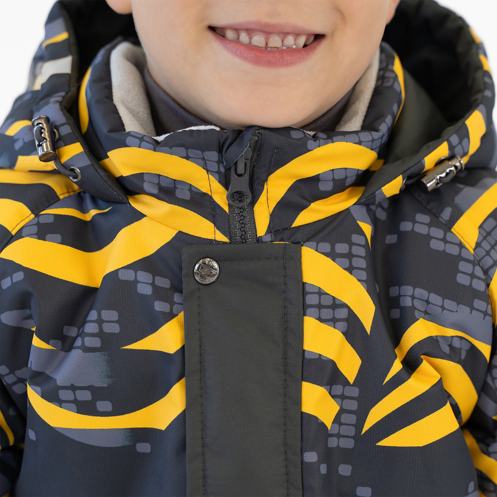 Комбинезон Arctic kids 30-011 желто-серый - фото 9
