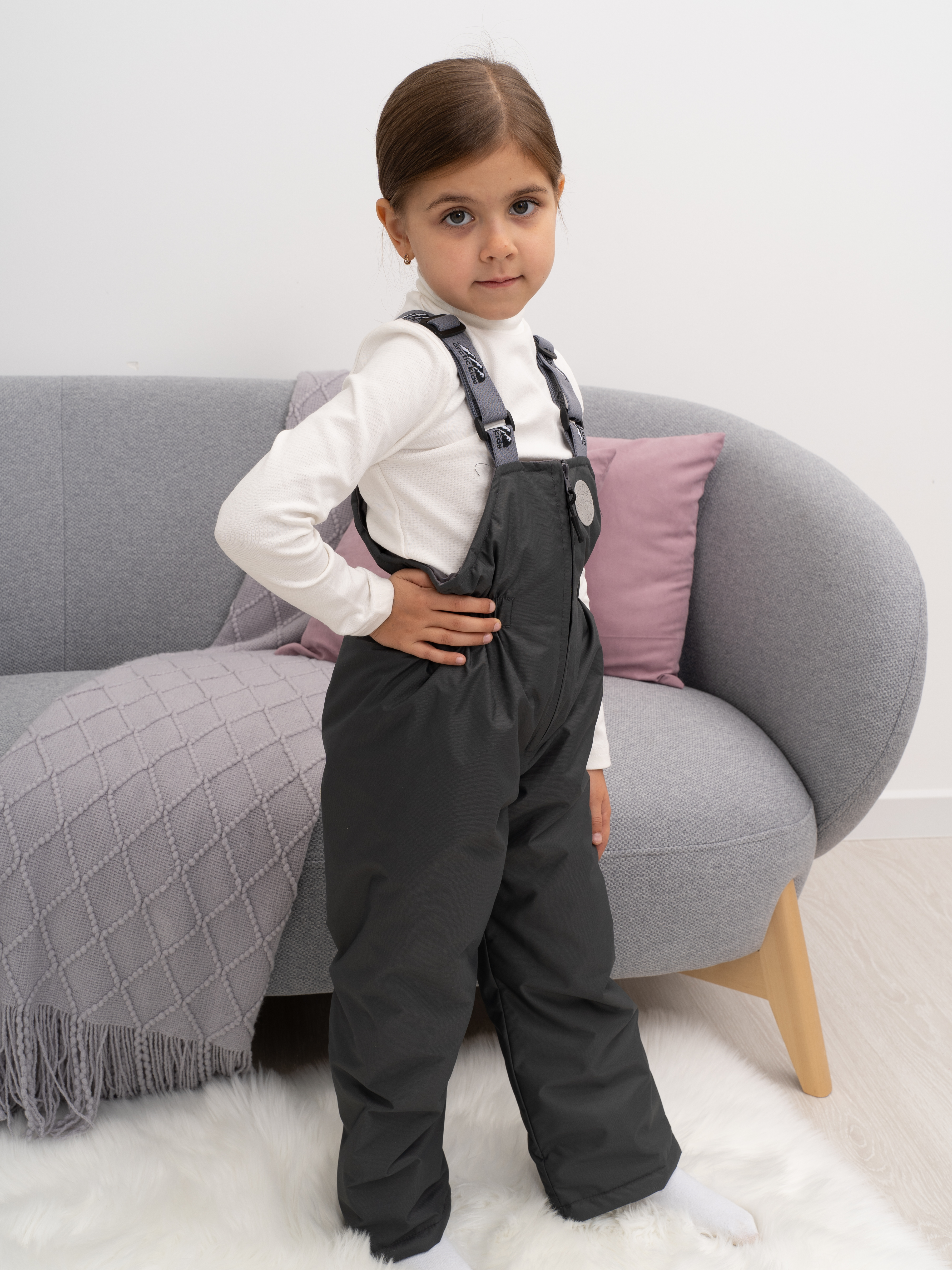 Полукомбинезон Arctic kids 60-013 серый - фото 13