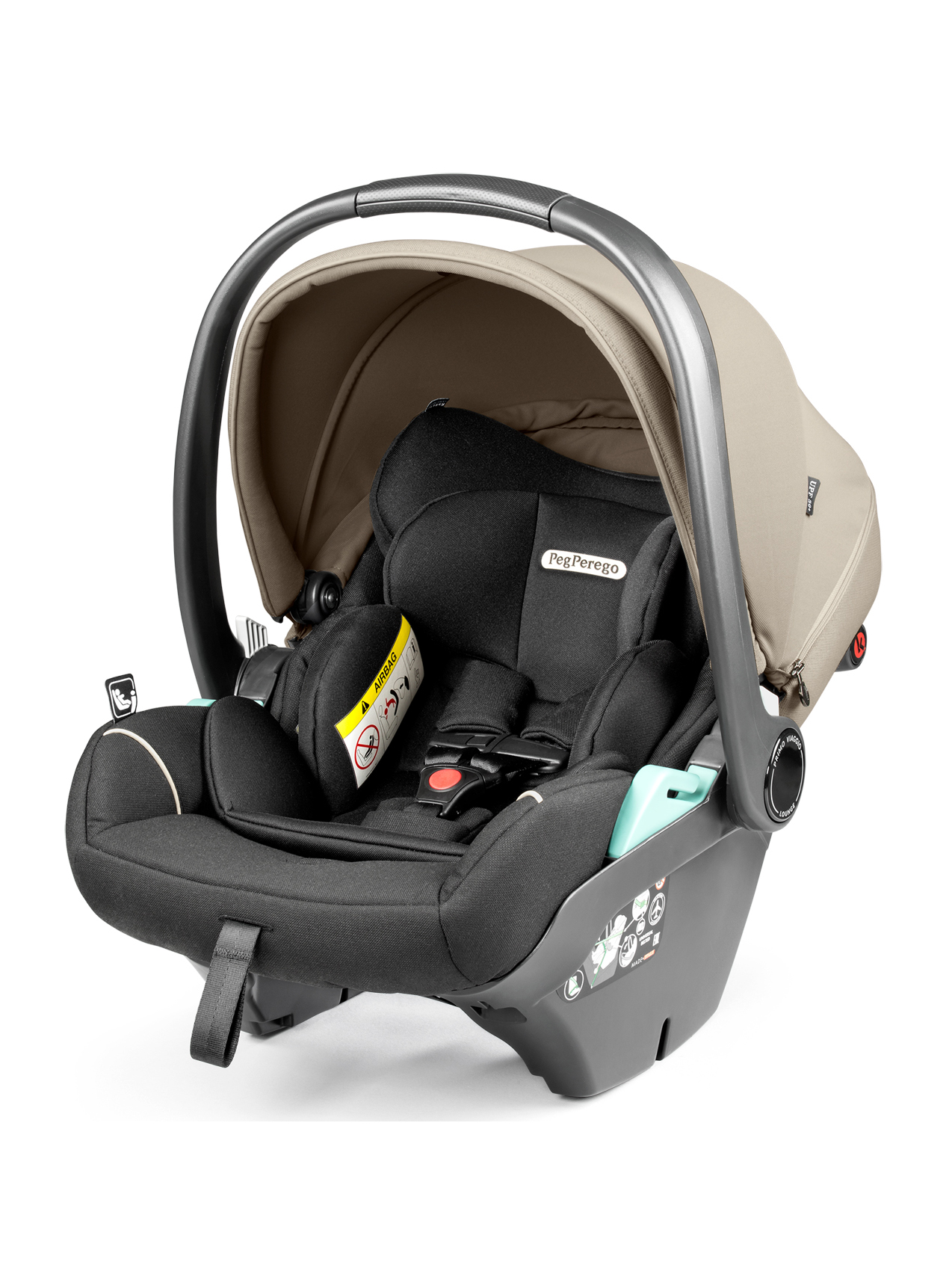 Автокресло Peg-Perego Lounge 0 (0 -13 кг) бежевый - фото 17