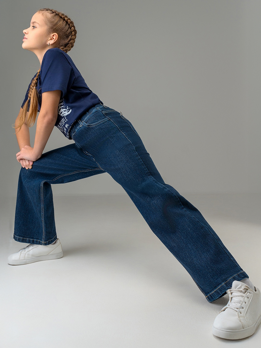 Джинсы HappyFox HF00811т.синий - фото 9