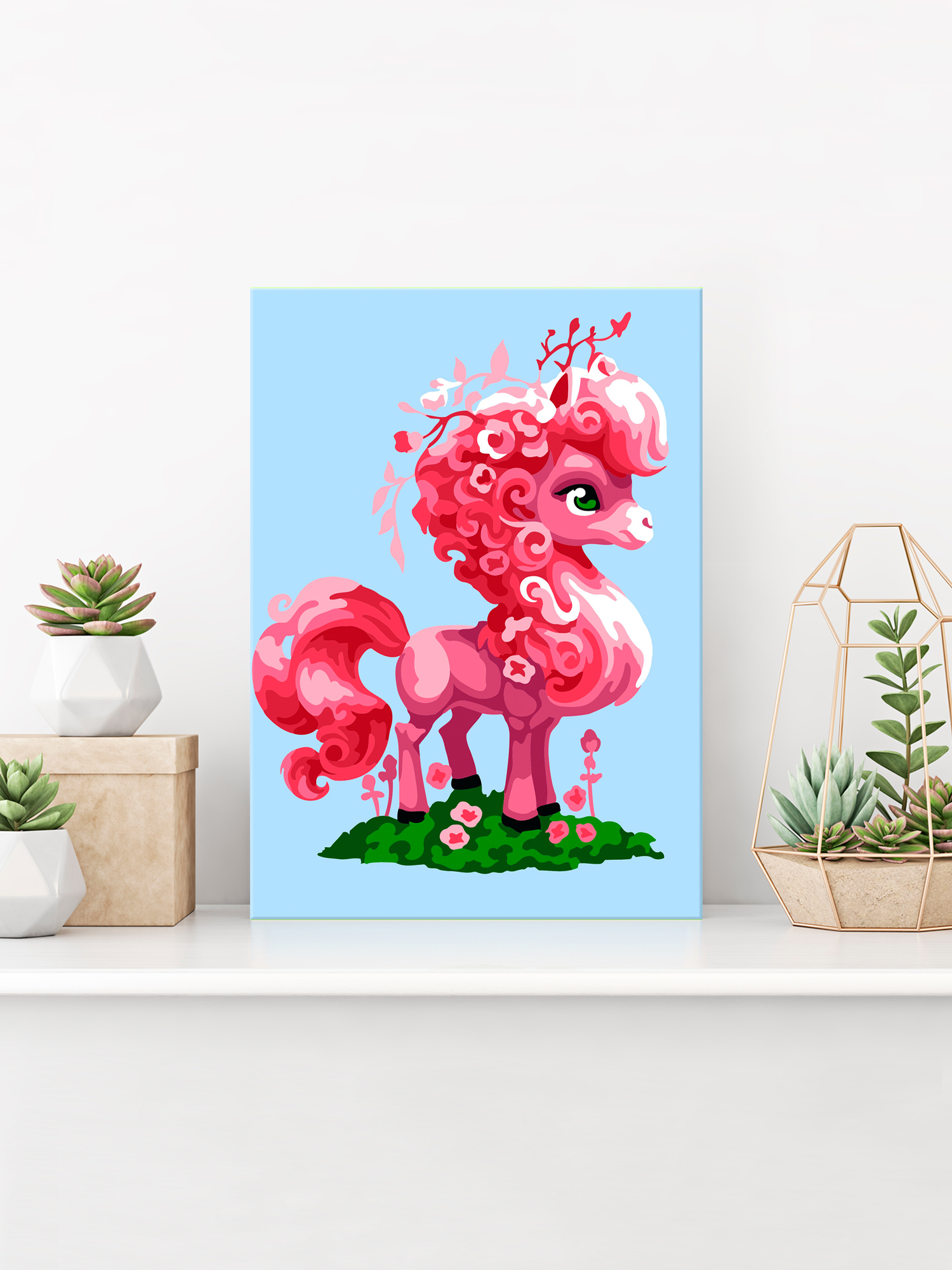 Картина по номерам Hobby Paint Мечтательная пони в ассортименте - фото 3