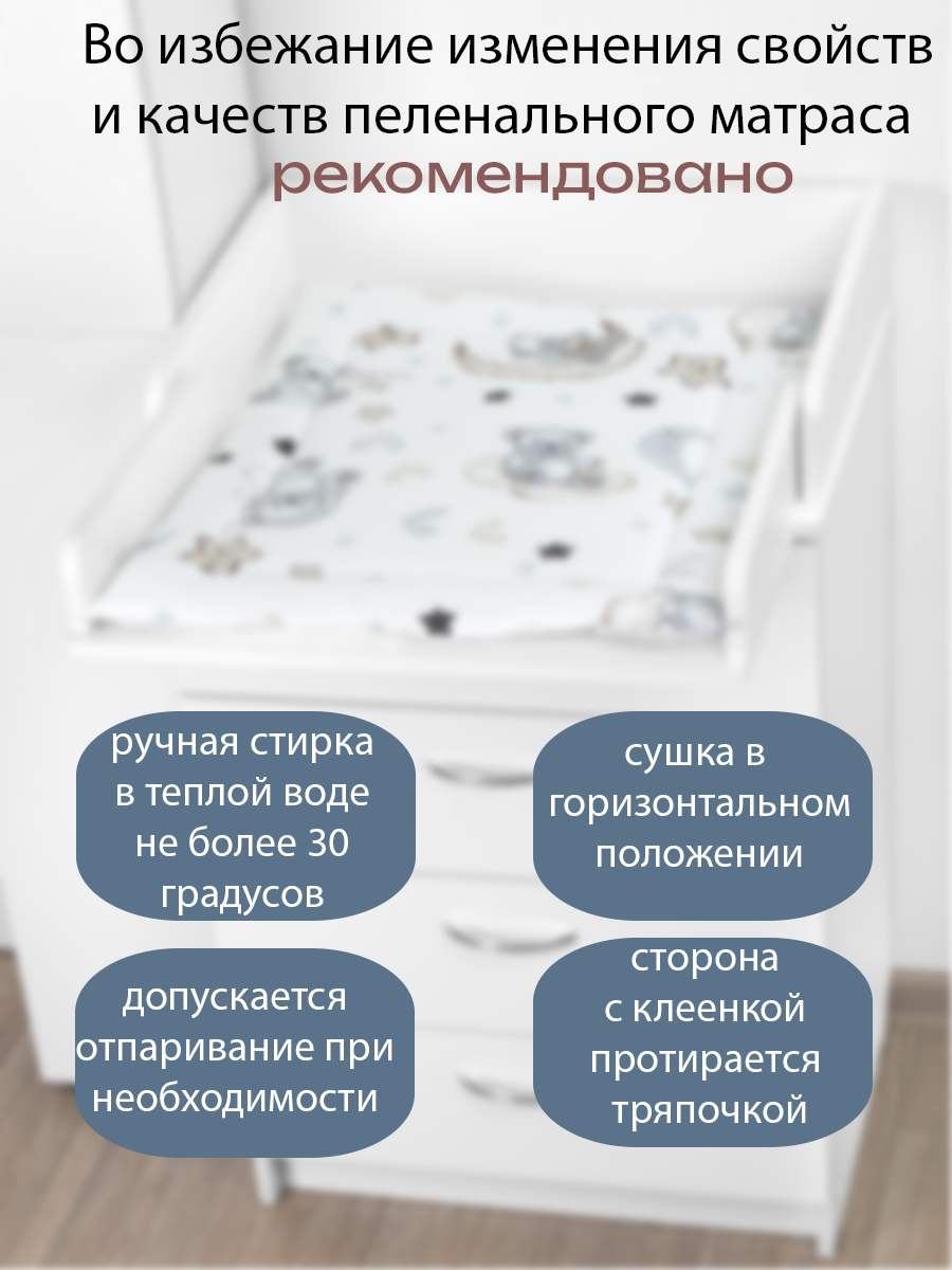 Матрас для пеленания БОНЯМ двухсторонний - фото 4