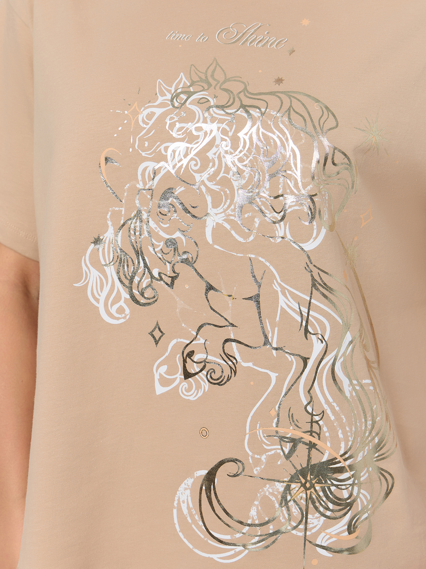 Пижама Mark Formelle (Марк Формэль) 592600/песочный +звезды на песочном - фото 10