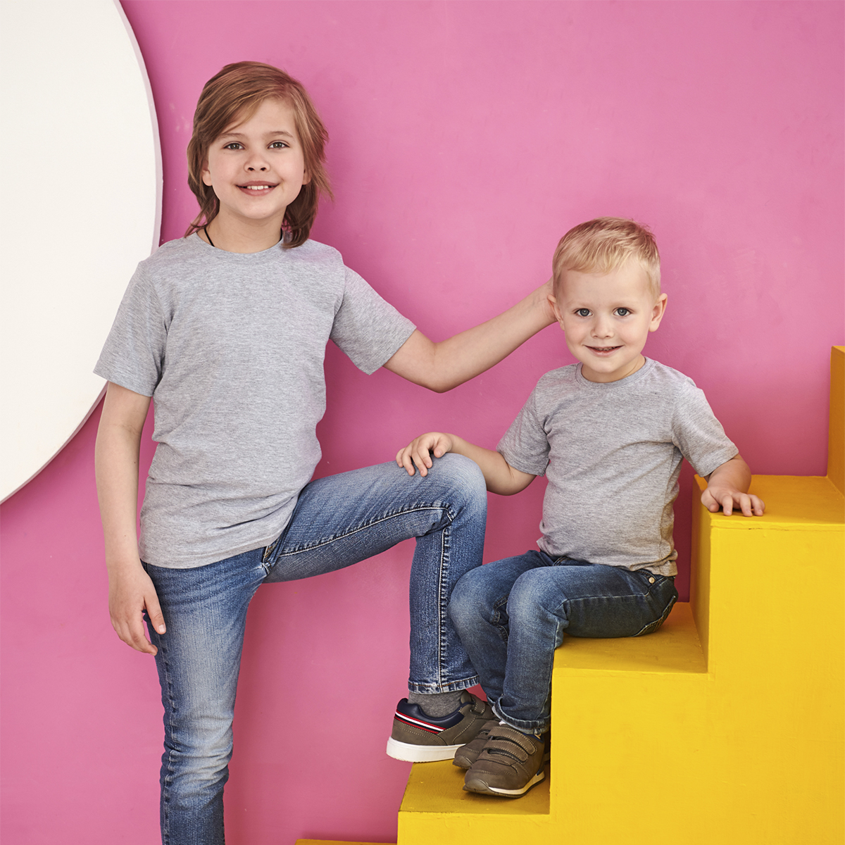 Футболка K R BABY KR-201513.1/Серый_меланж - фото 3