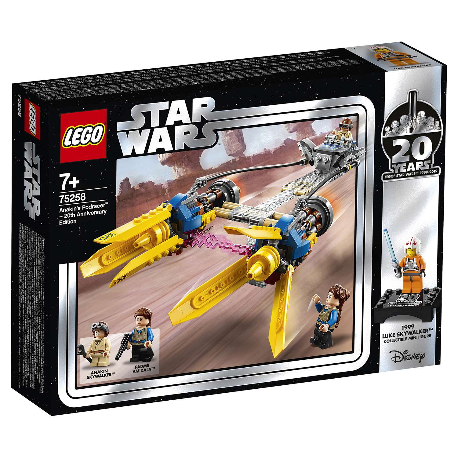 Конструктор LEGO Star Wars Гоночный под Энакина блочный - фото 2