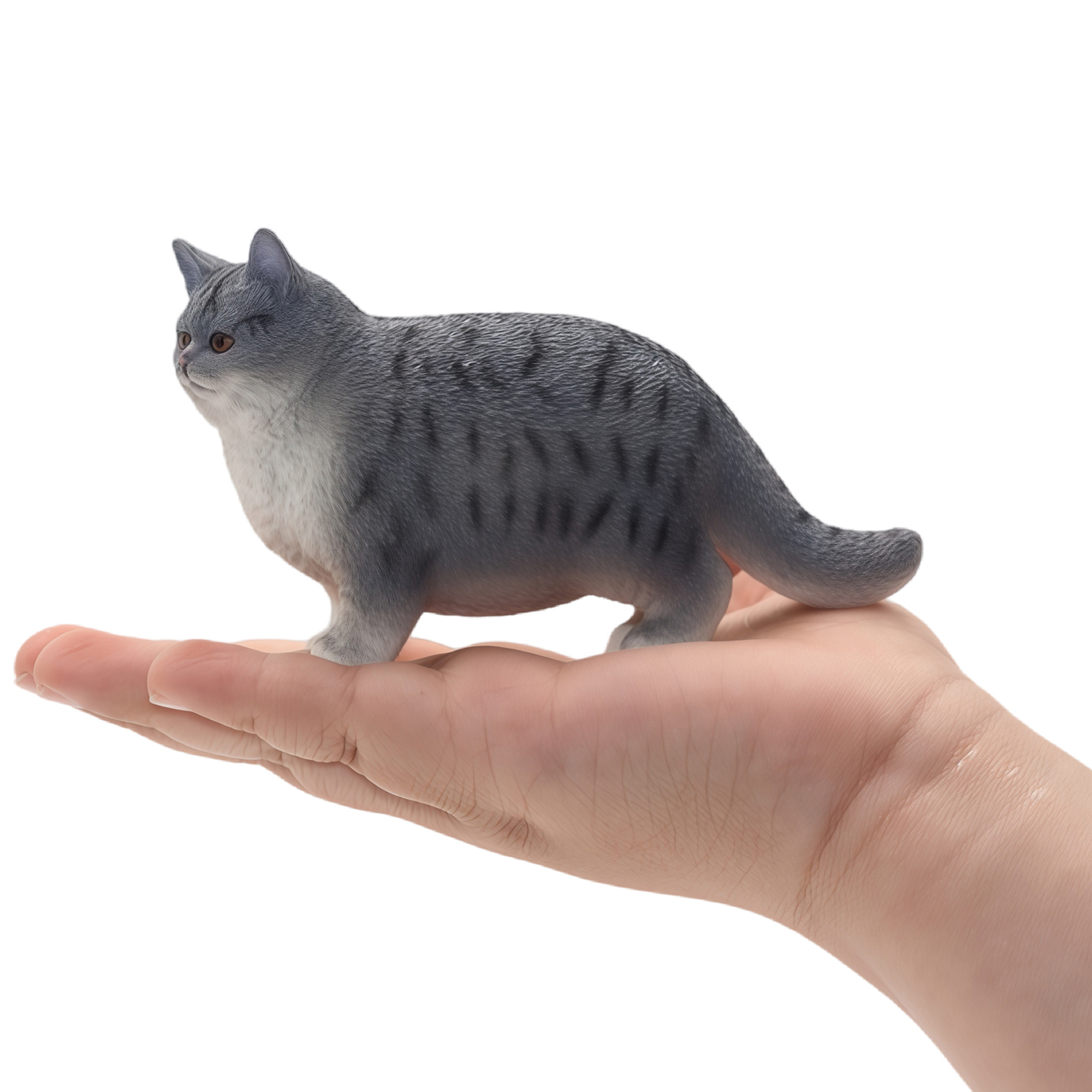 Фигурка Детское Время Толстая Серая Кошка (стоит) - фото 3