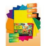 Цветной картон AXLER 24 лист.