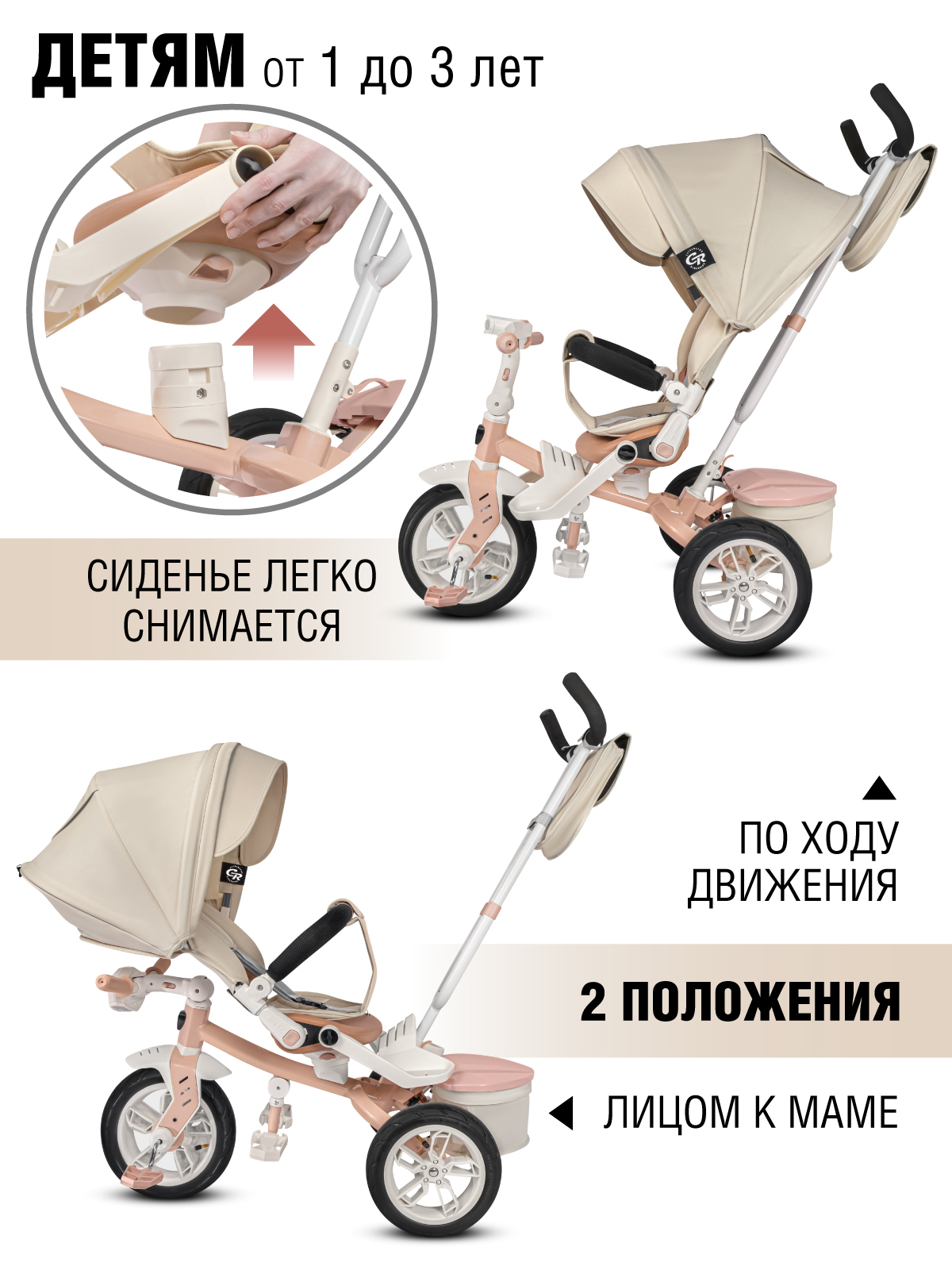 Трехколесный велосипед CITYRIDE - фото 3