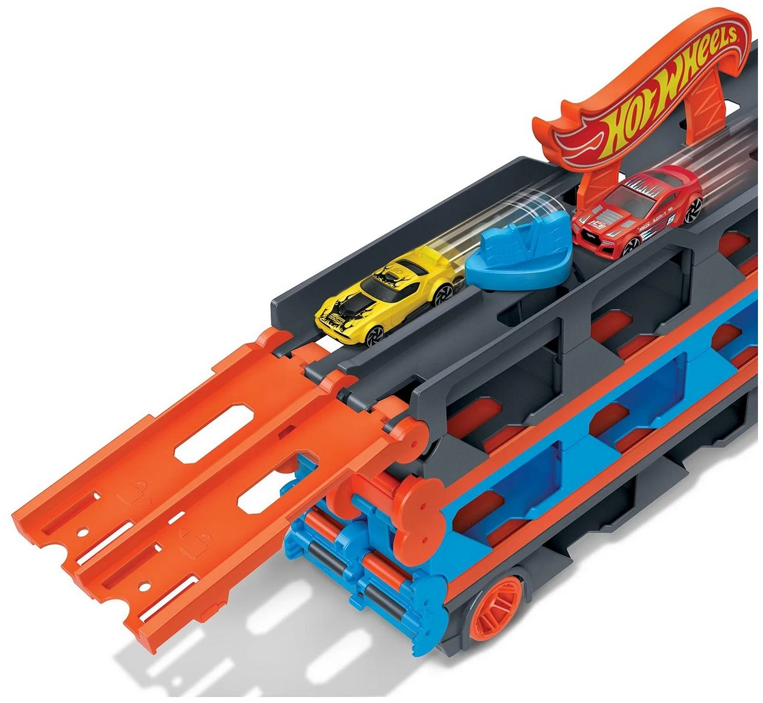 Грузовик Hot Wheels автотрек Скоростная автотрасса GVG37 - фото 23