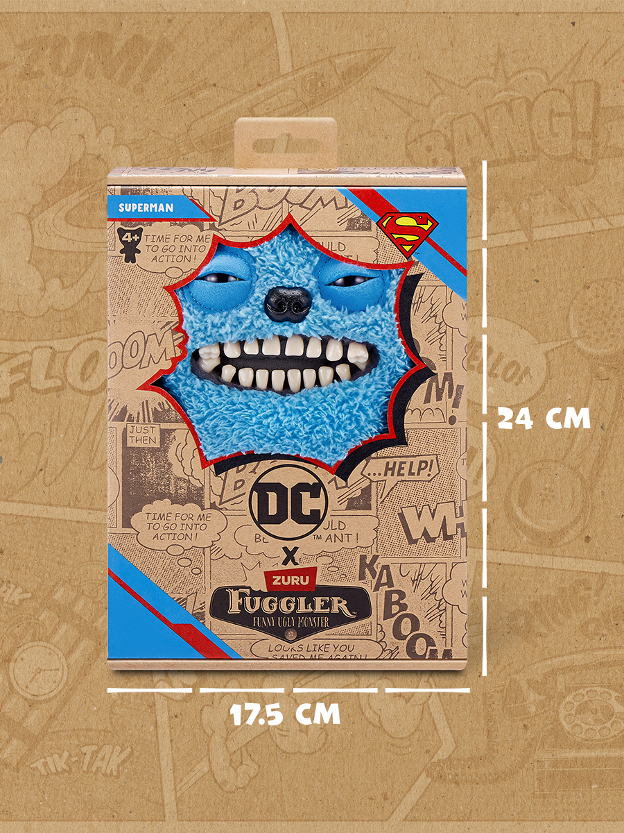 Мягкая игрушка FUGGLER Superman 24 см - фото 3