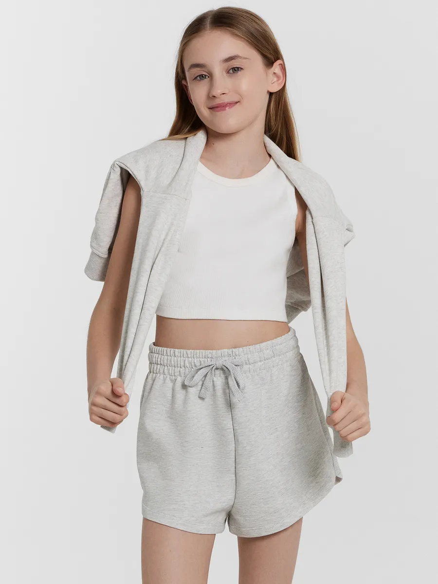 Шорты Mark Formelle (Марк Формэль) 137756/серый меланж 4306-А - фото 7