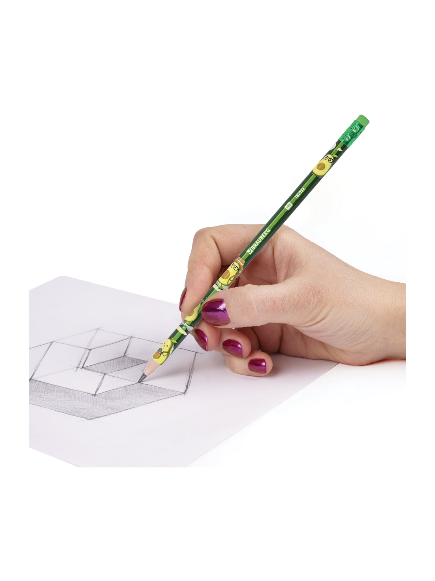 Карандаши чернографитные Brauberg 12 шт. - фото 13