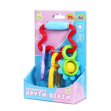 Игрушка Mioshi погремушка Крути-верти