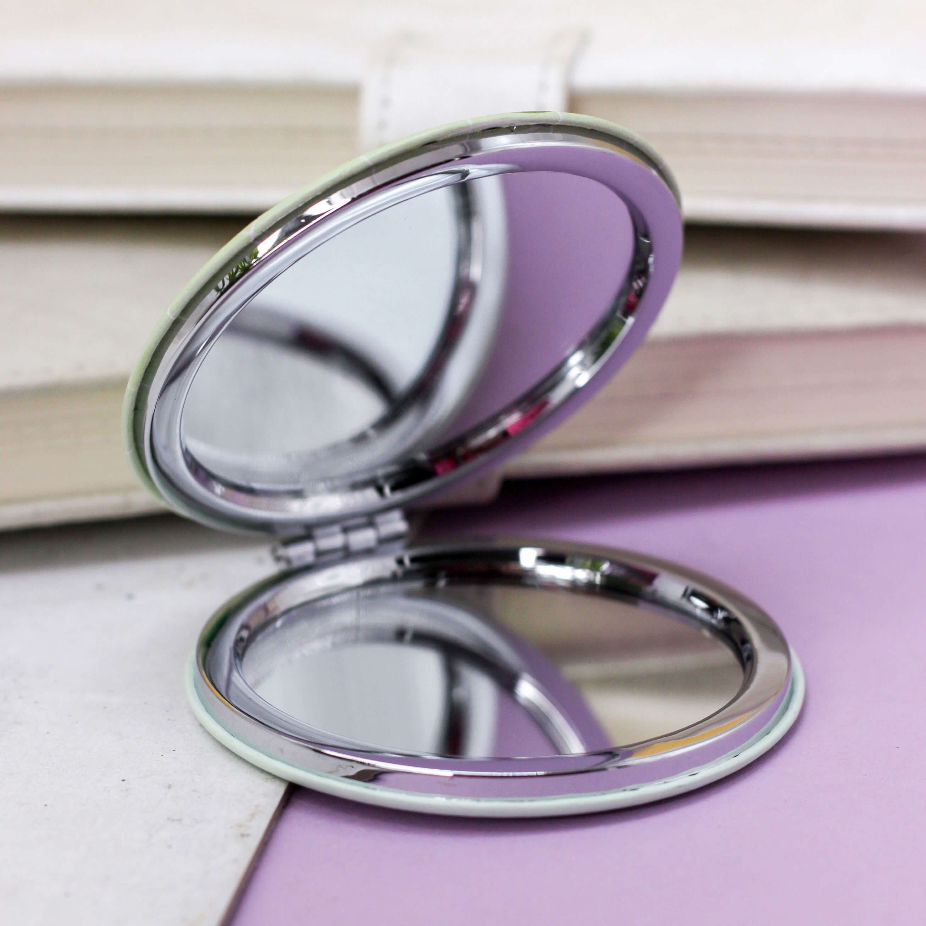 Зеркало iLikeGift Smile avocado карманное - фото 2