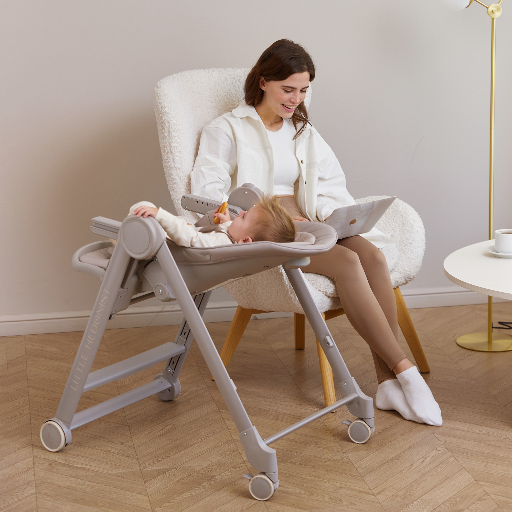 Стульчик для кормления Happy Baby Berny Lux трансформер - фото 12