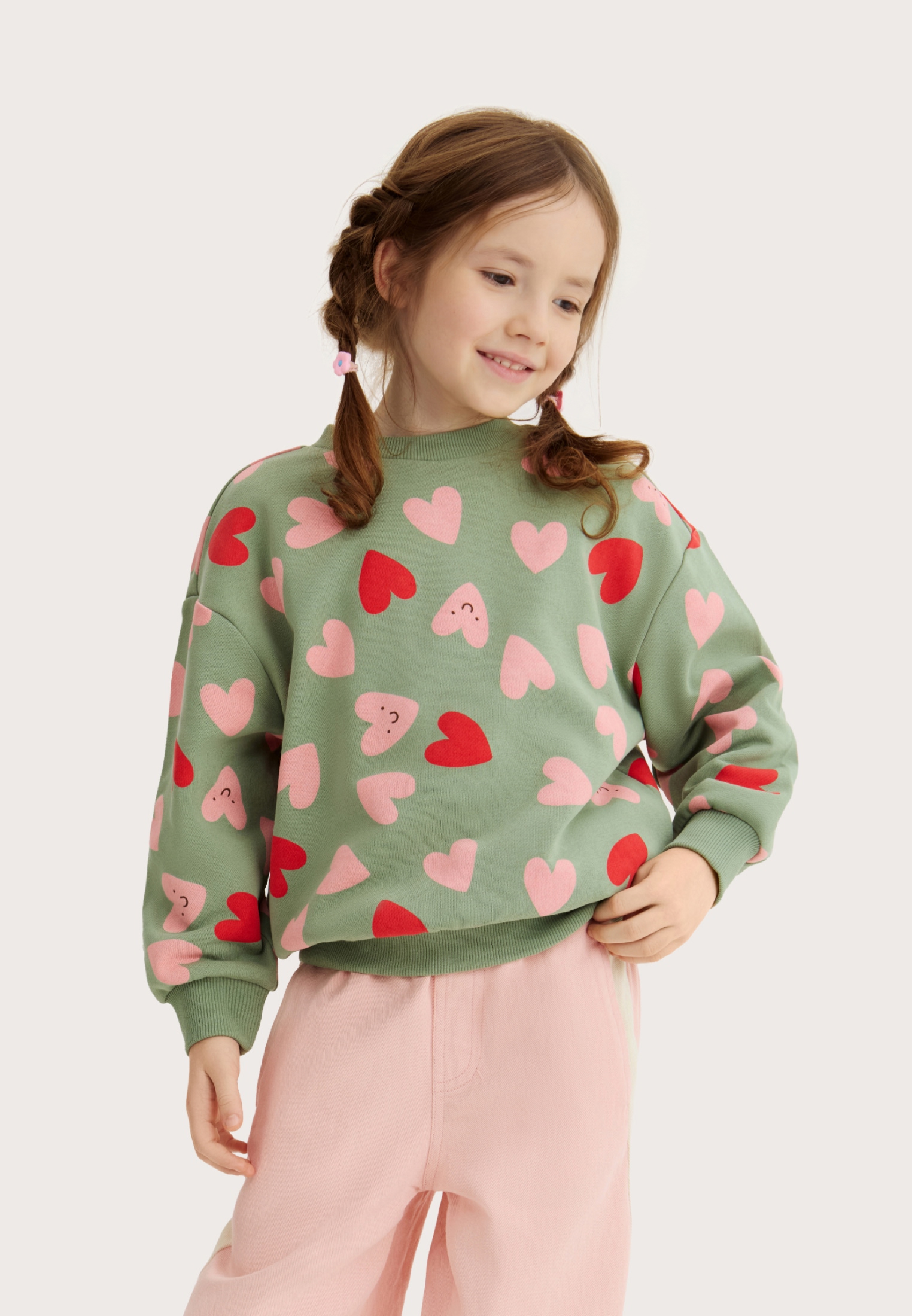 Свитшот Junion 904176.TSWT0019-Khaki-2 - фото 1