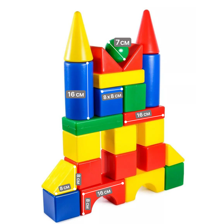 Игрушка Green Plast кубики Мой городок