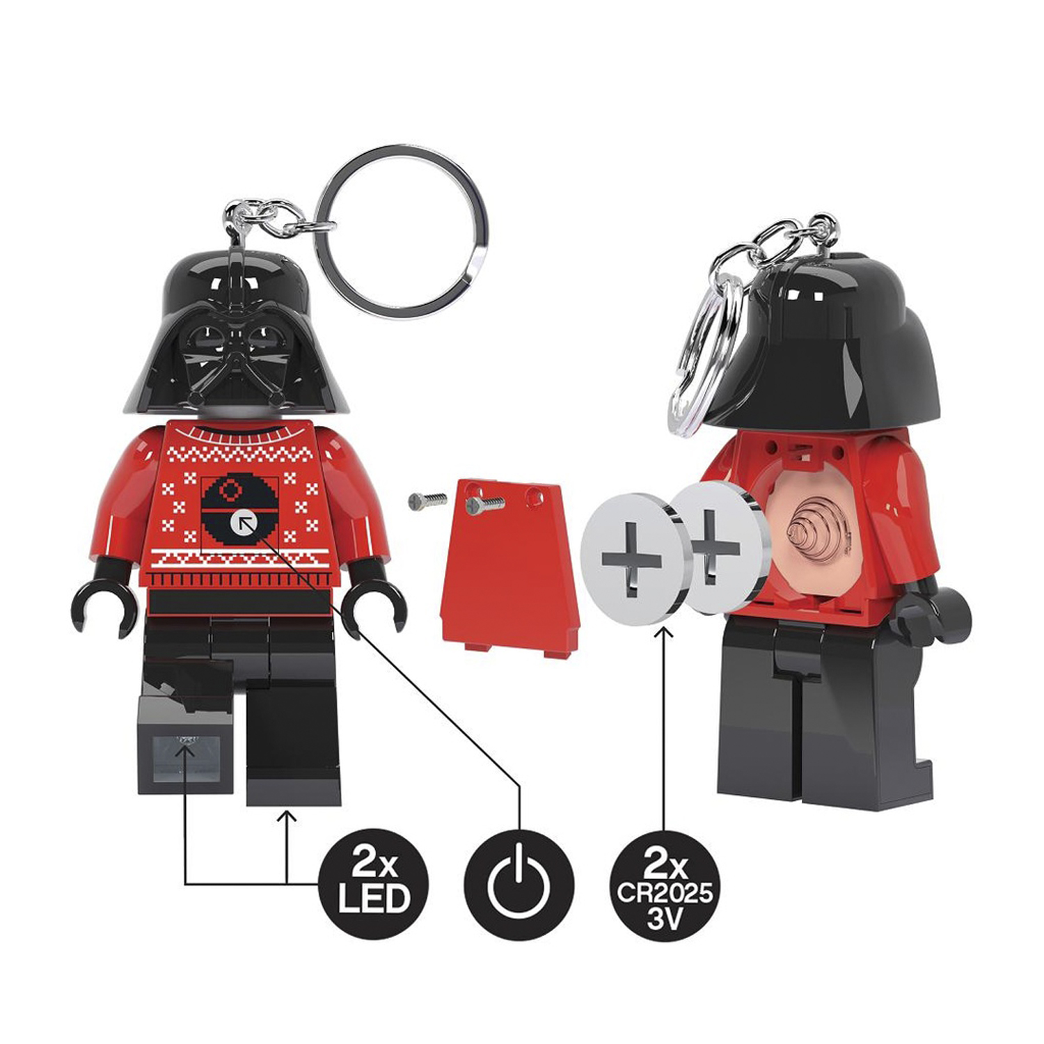 Брелок-фонарик LEGO Darth Vader - фото 10