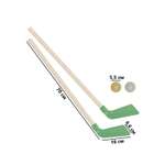 Набор для хоккея Задира клюшка детская 2 шт + шайба 2 шт