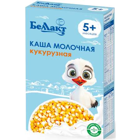 Каша Беллакт на зерно-молочной основе кукурузная 200г с 5месяцев