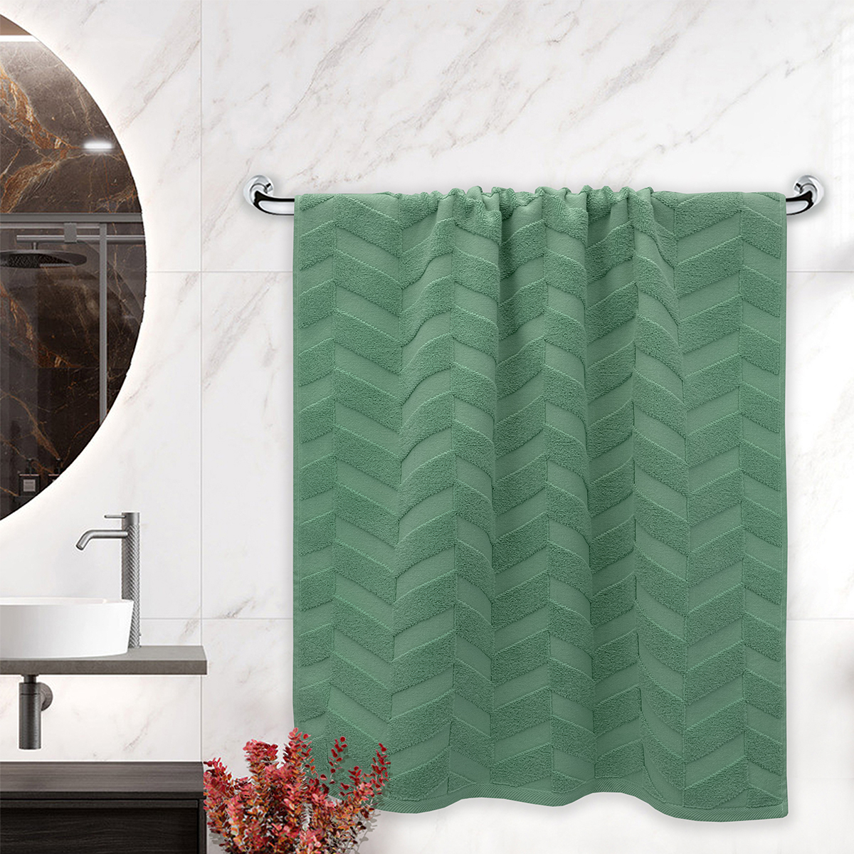 Полотенце BRAVO Моно 70 x 130 см 1 шт. - фото 1