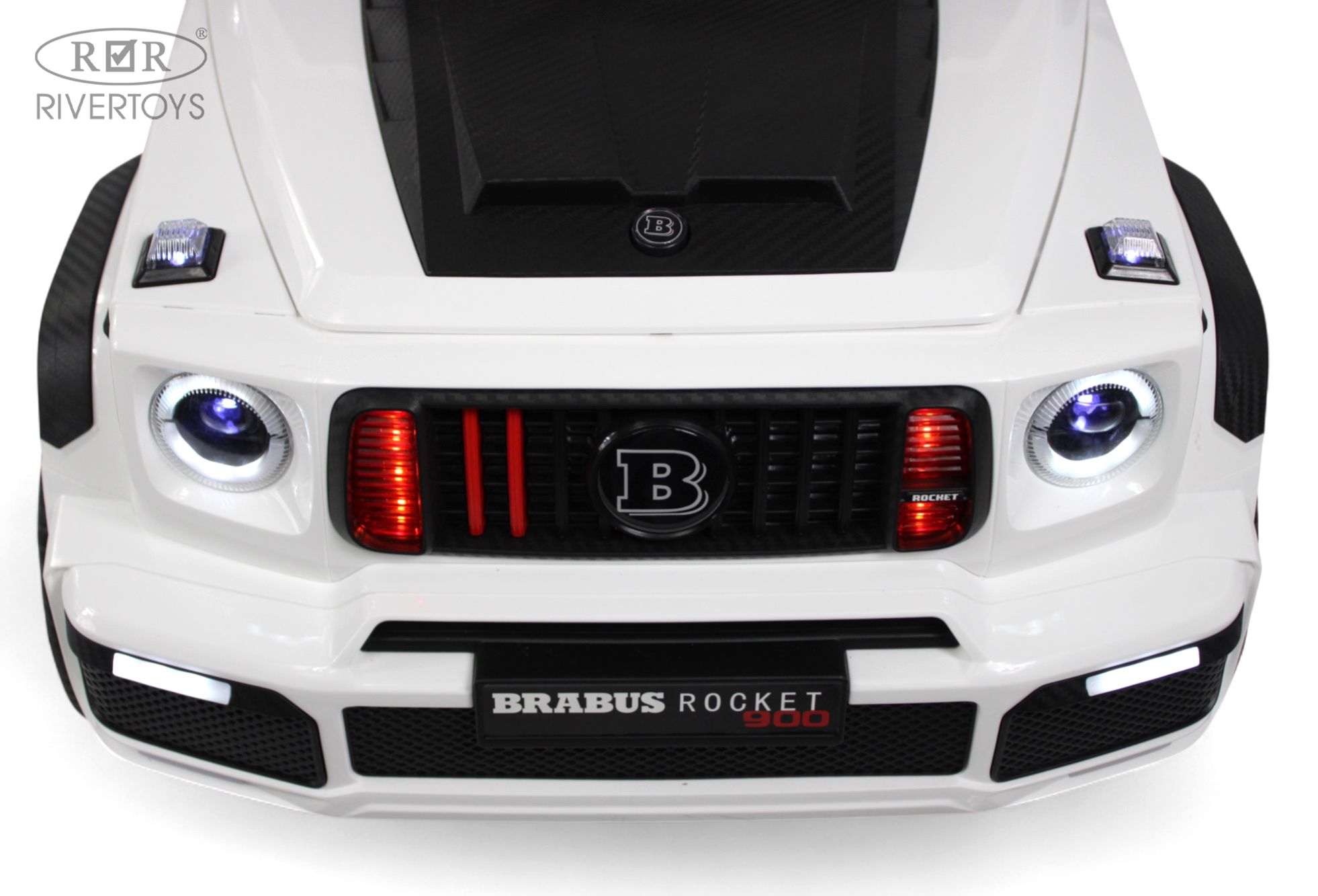 Электромобиль RIVERTOYS Mercedes Z999ZZ-WHITE С пультом ДУ - фото 3