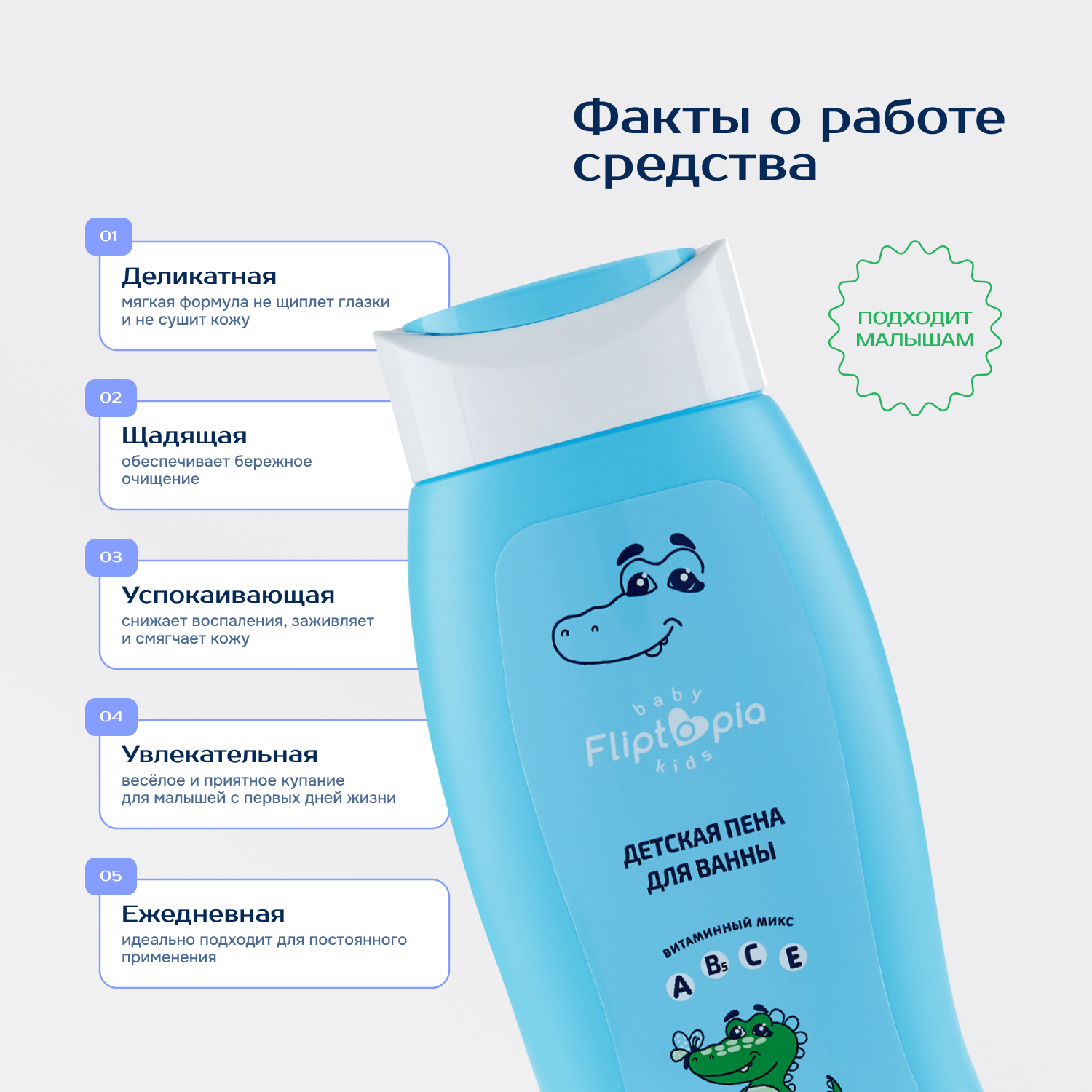 Пена Fliptopia Baby 250 мл - фото 3