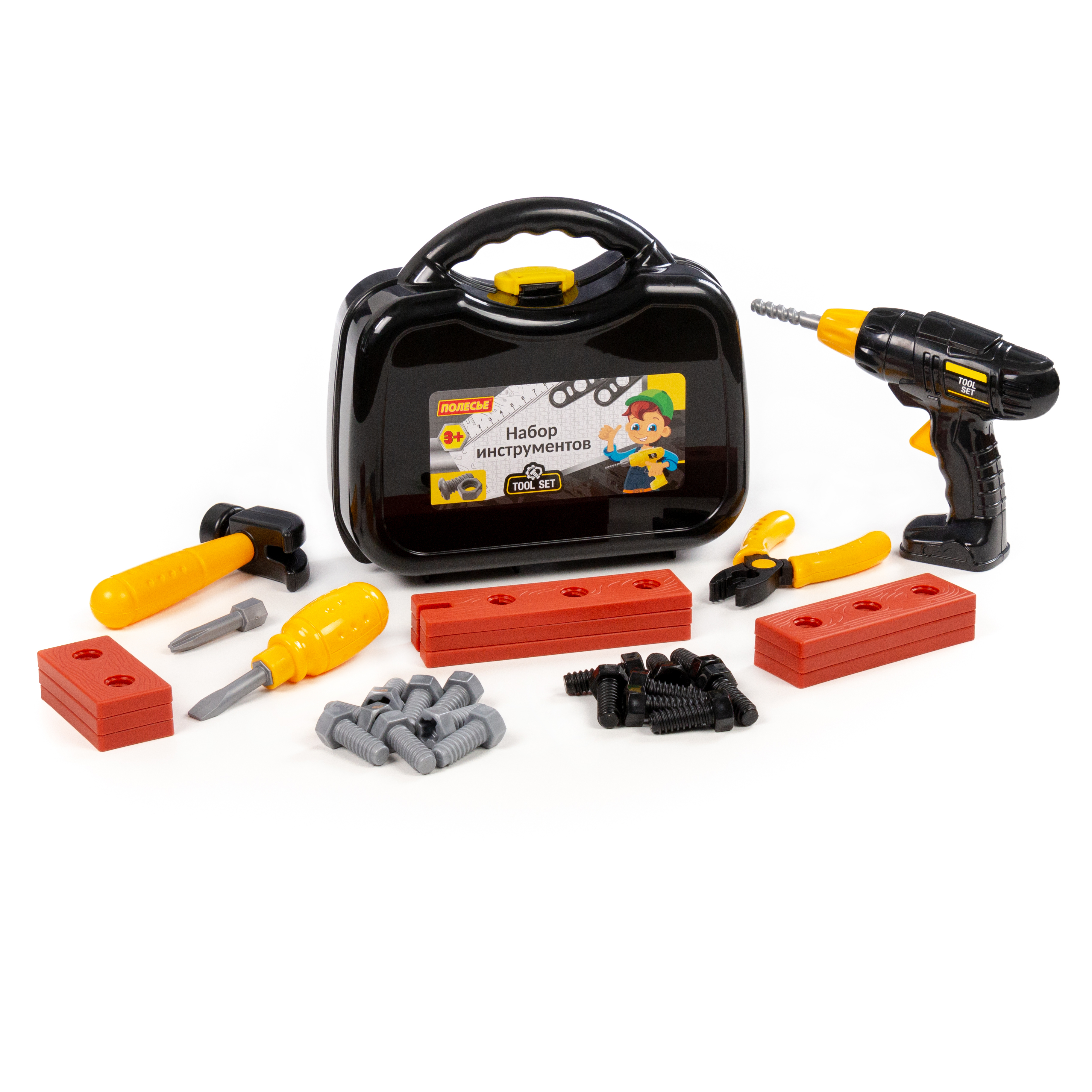 Игрушка Полесье инструменты строительные 32 предм. - фото 2