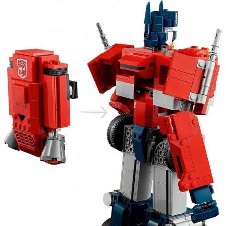 Конструктор LEGO Icons Оптимус Прайм блочный