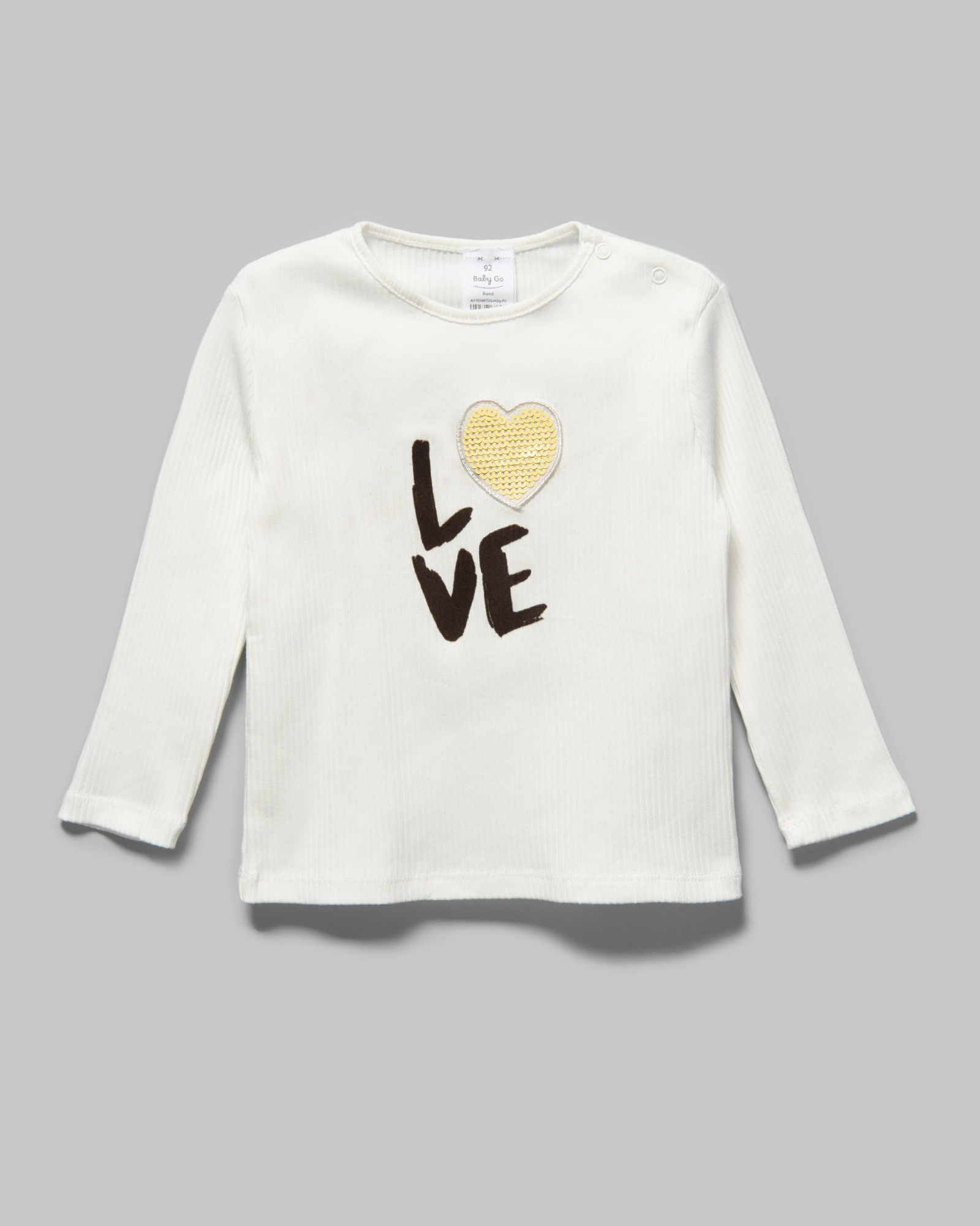 Лонгслив Baby Gо Trend с пайетками W24BT2GJ43ig-F0 - фото 2