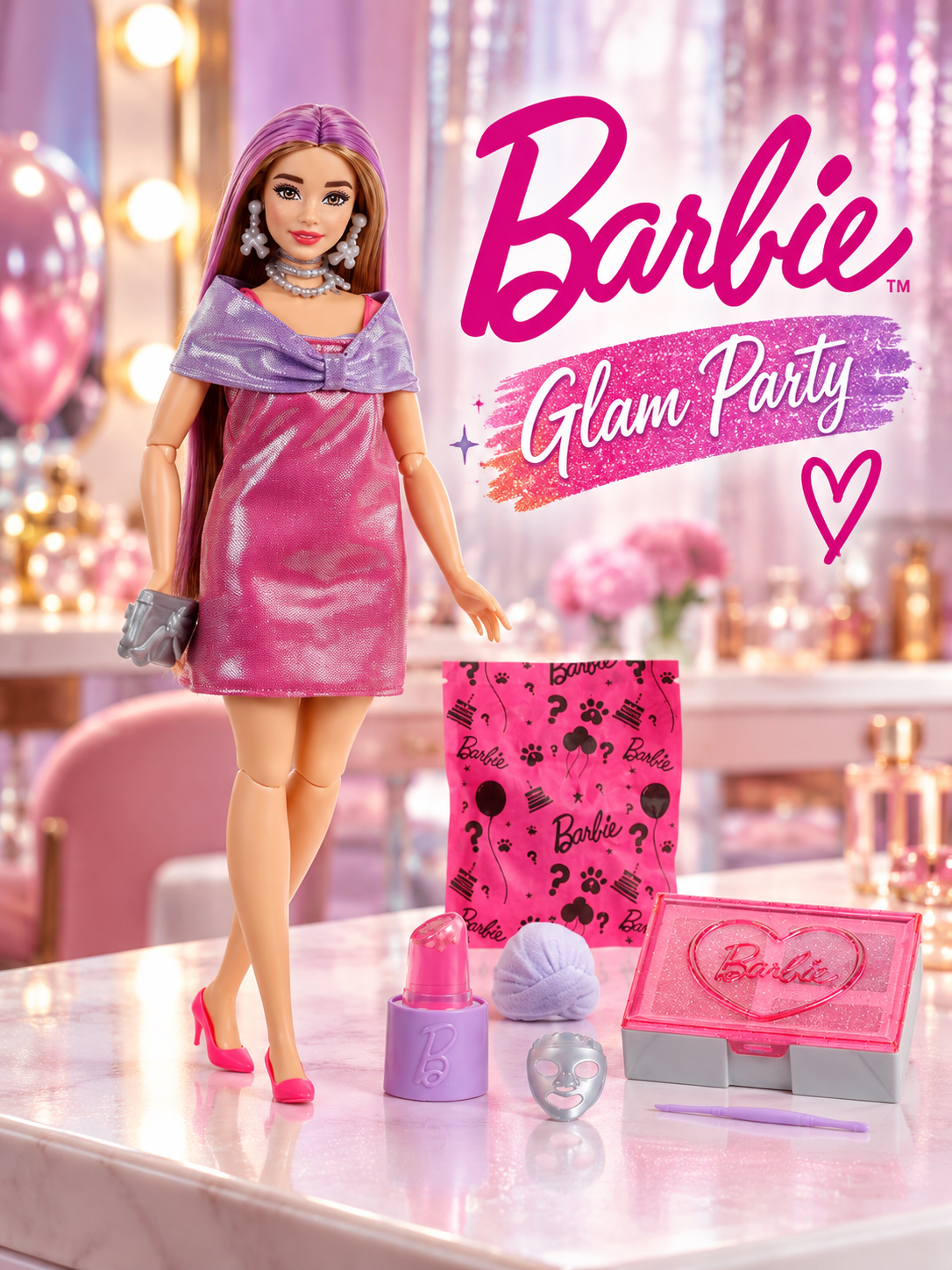 Кукла модельная Barbie Glam Party JFY67 JFY67 - фото 1