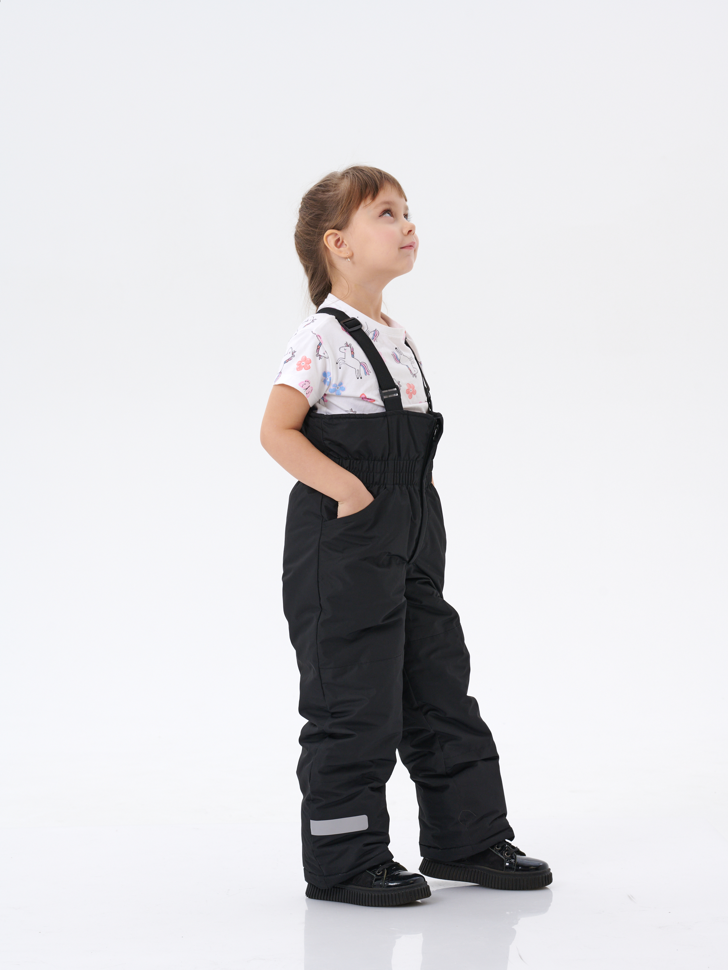 Брюки утепленные КрутышОк Т-067 черные - фото 4