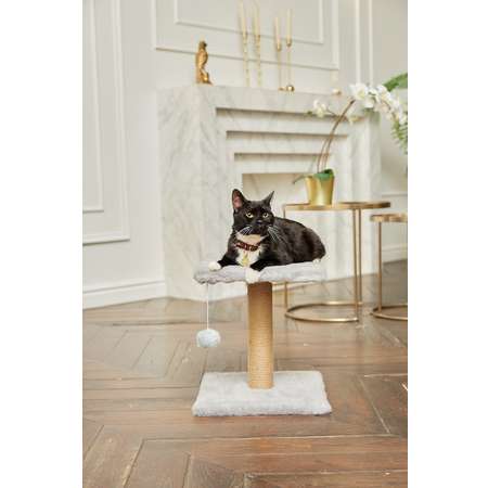 Когтеточка для кошек лежанка Pet БМФ Серый