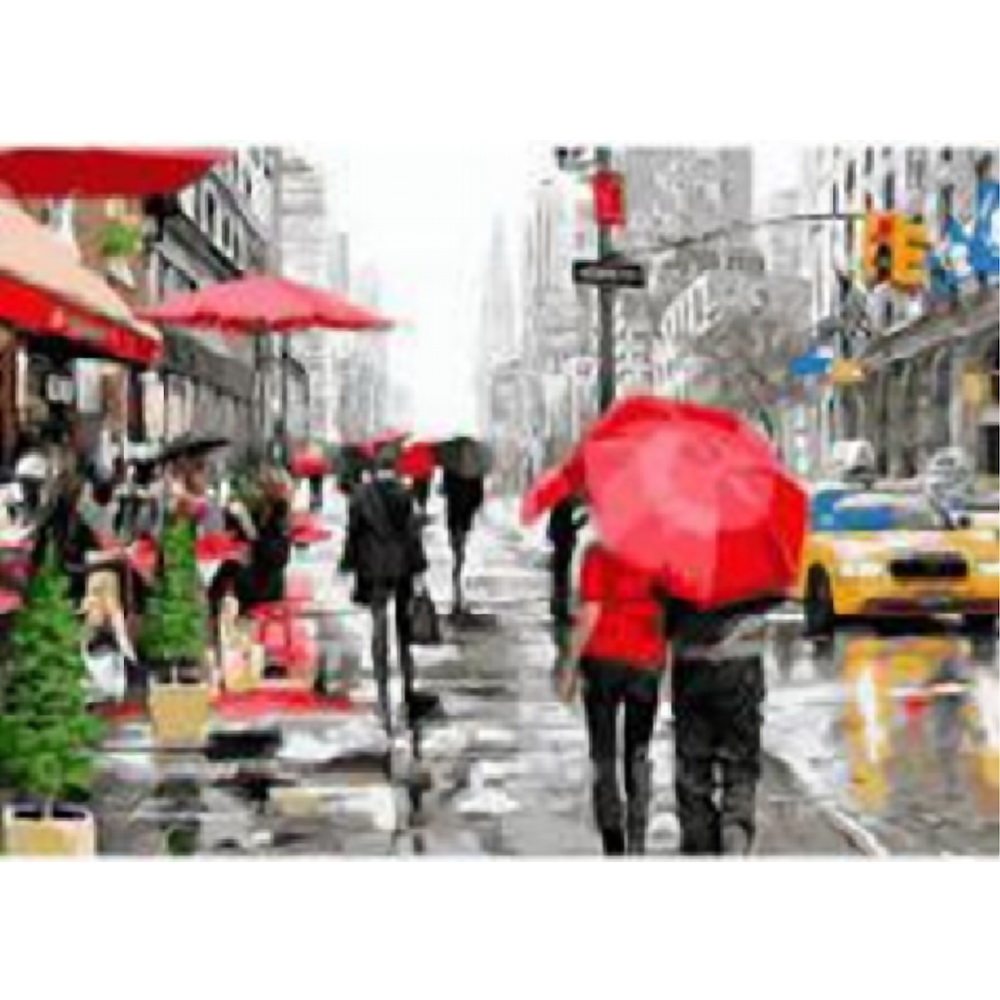 Картина по номерам Tukzar Под зонтом - фото 1