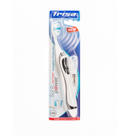 Зубная щетка TRISA Sonicpower Battery 661937 Grey