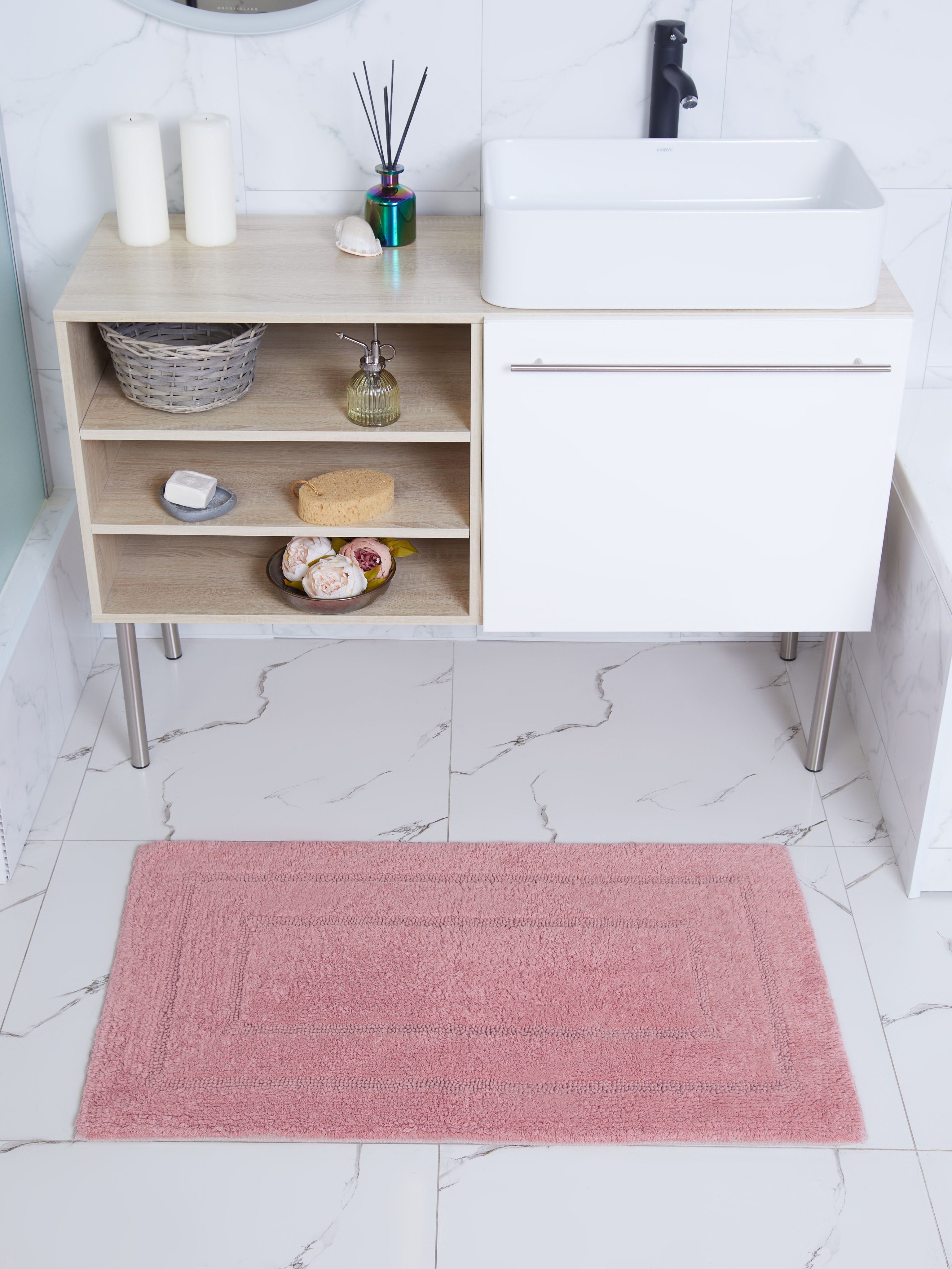Набор ковриков Arya Home Collection для ванной и туалета 60х100 50х50 Klementin - фото 5